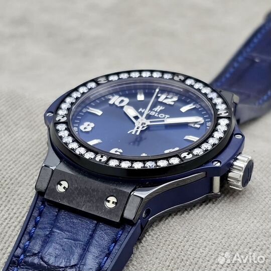 Hublot Big Bang Ceramic Blue Diamonds