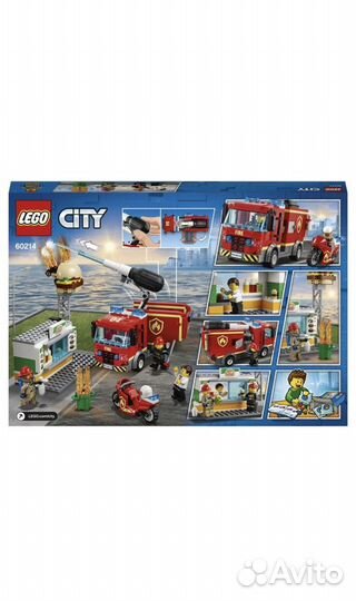 Lego City Пожар в бургер-кафе