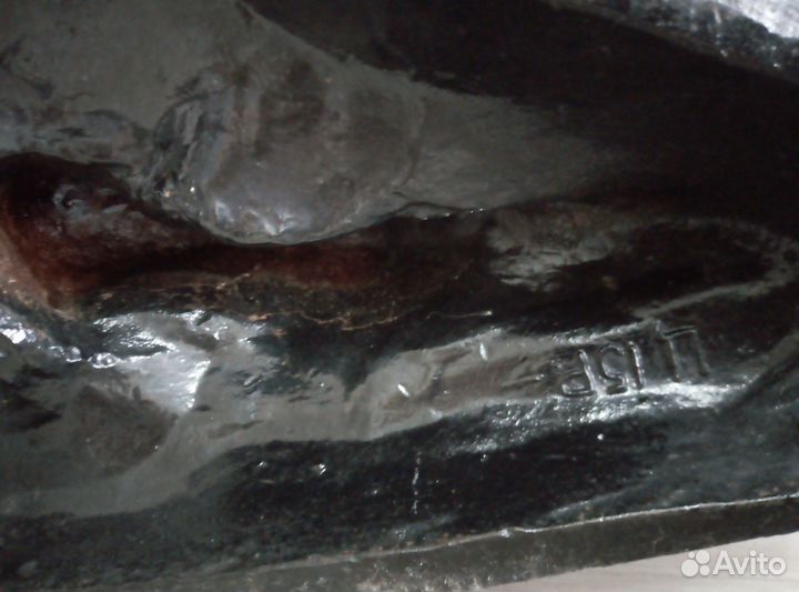 Бой волка и орла. счлз. Чугун. 1960-е г. Ермаков