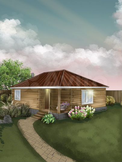 Дом 104 м² на участке 7 сот.