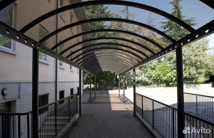 Поликарбонат монолитный 5 мм серый