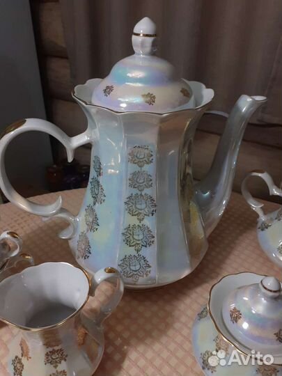 Посуда:Сервиз чайный на 12 персон Коростень СССР