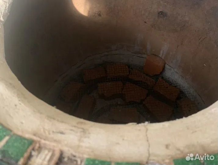 Тандыр большой в комплекте со спиралями и вытяжкой