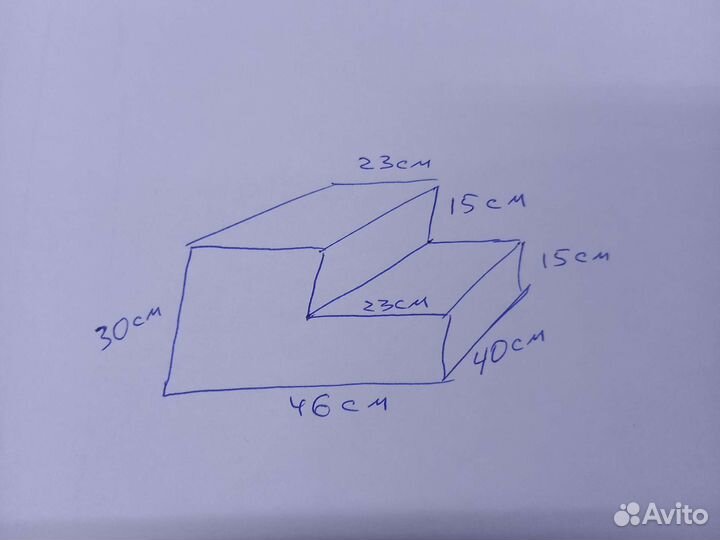Лесенка, кубик - пуфик, для собак