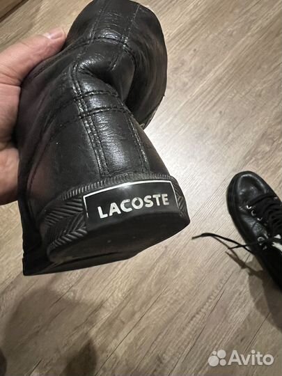 Ботинки зимние женские lacoste