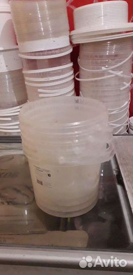 Ведро пластиковое с крышкой 5литров