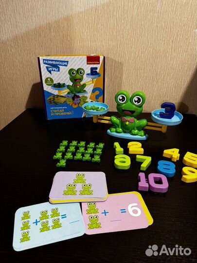 Настольная развивающая игра учимся считать писать