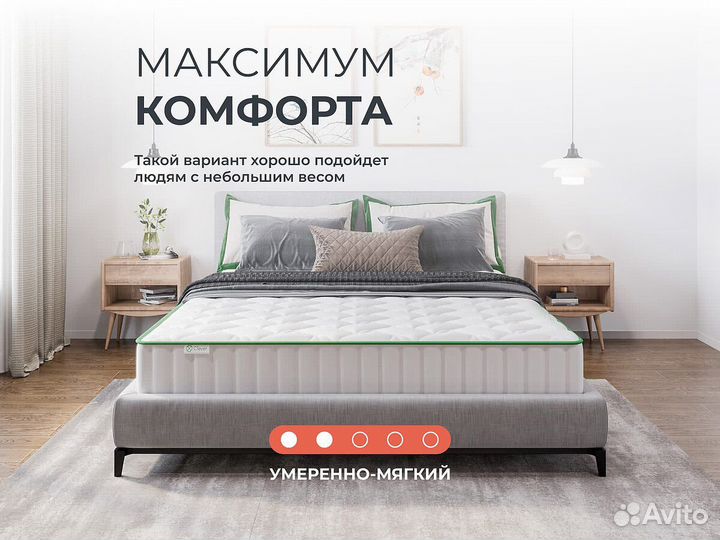 Пружинный матрас Clever Wave 85x150