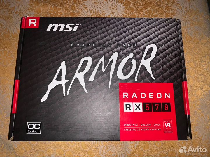 Видеокарта Radeon RX 570 armor 8GB