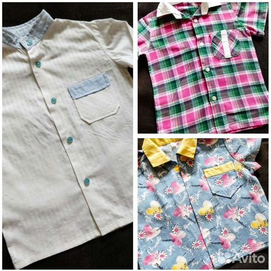 Детские рубашки. Одежда ссср. Х/б. Винтаж