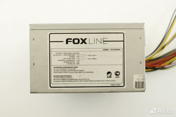 Блок питания 400W FoxLine