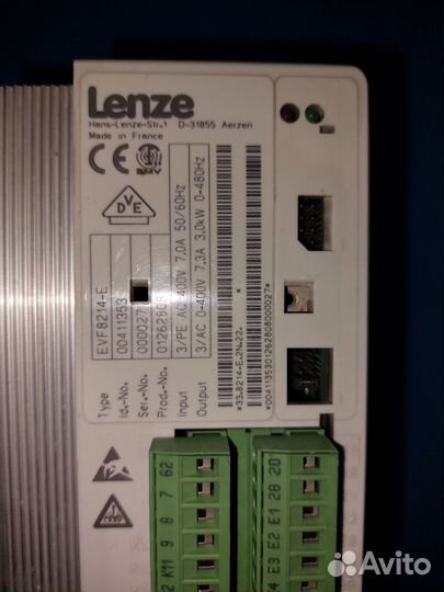 Частотный преобразователь Lenze8200 на 1,5-3кВт