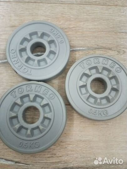 Блины для штанги 0.5кг