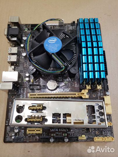 Материнская плата с процессором i7