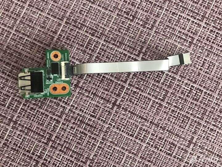 Плата USB с шлейфом для ноутбука Hp G62,CQ62