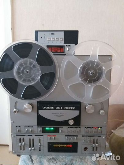 Катушечный магнитофон олимп 004