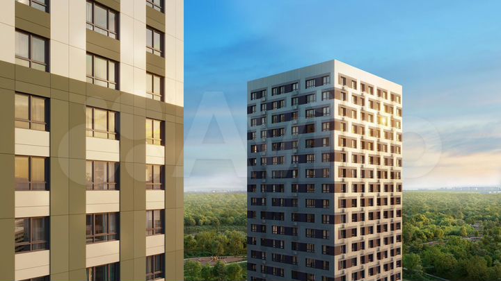 3-к. квартира, 58,6 м², 6/23 эт.