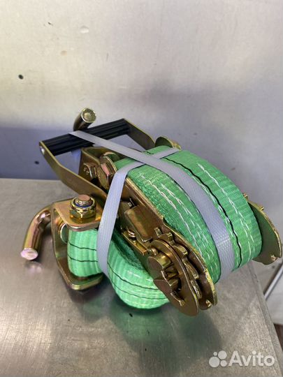 Ремень стяжной 5 тн.(50мм.) 4м.Поворотный крюк