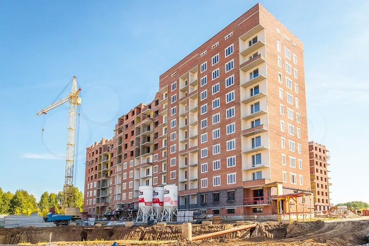 2-к. квартира, 53,1 м², 1/10 эт.