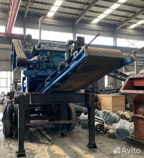 Щековая мобильная дизельная дробилка pе400/600