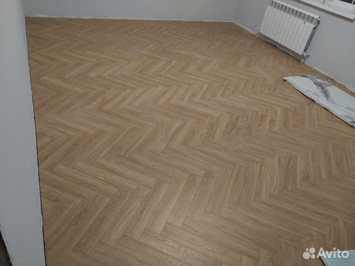 Укладка ламината и плитки