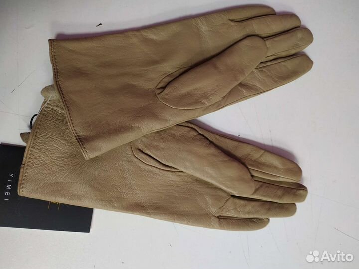 Перчатки кожаные женские