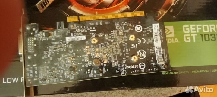 Видеокарта gigabyte gt1030