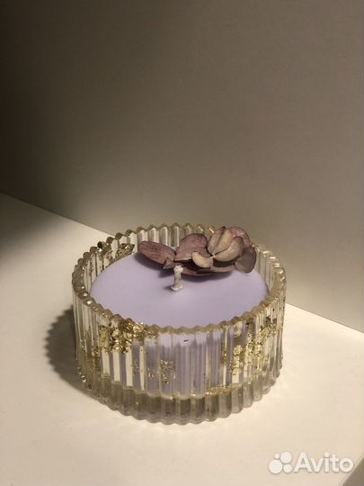 Ароматическая свеча ручной работы