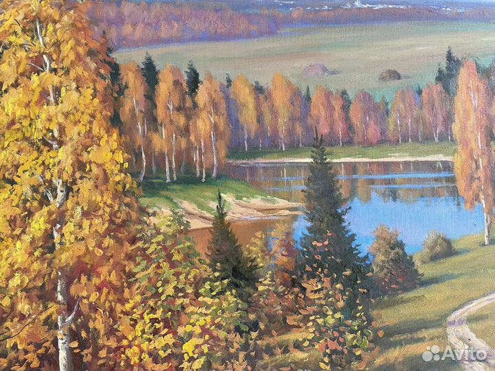 Картина «Осень золотая» 1200х800 Долгополый А.А