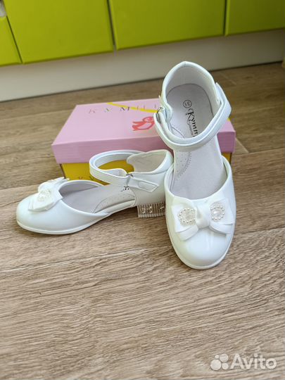 Туфли для девочки праздничные 31 размер