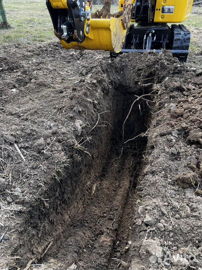 Услуги миниэкскаватора