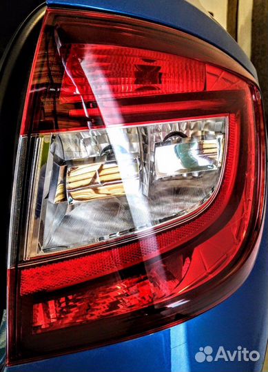Оригинальные задние Led фонари Skoda Rapid