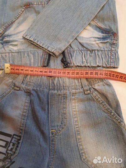 Костюм джинсовой для мальчика 2-4 года