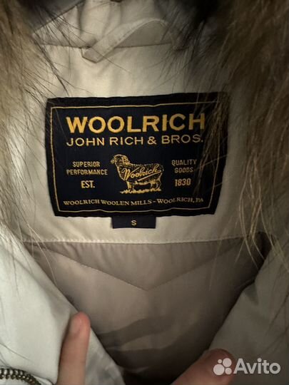 Пуховик woolrich женский, оригинал