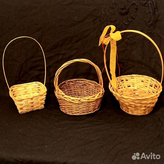 Корзинки плетеные