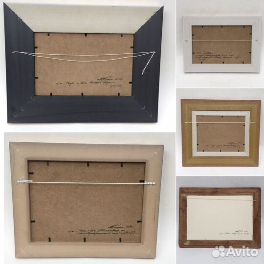 Картина с рамой. Художник Блохин М