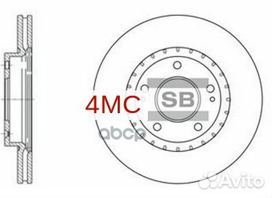 Диск тормозной передний hyundai veloster 1.6 11