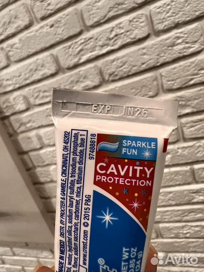 Детская Зубная паста Crest оригинал