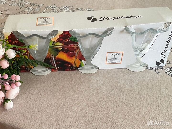 Креманки для мороженого, креманка, набор креманок