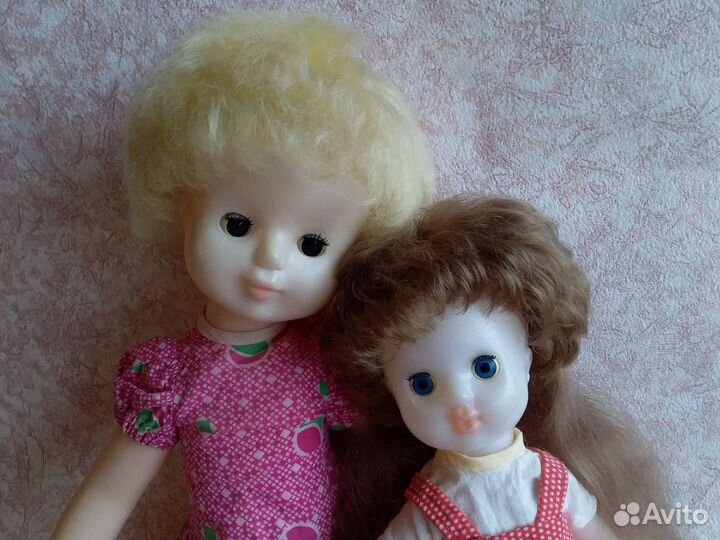 Кукла СССР Ивановская, вся на резинках 43 см