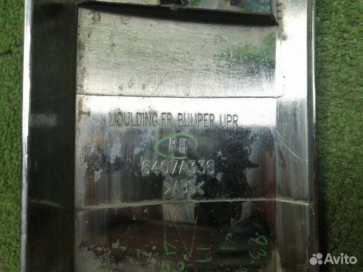 Накладка бампера передняя правая Mitsubishi L200