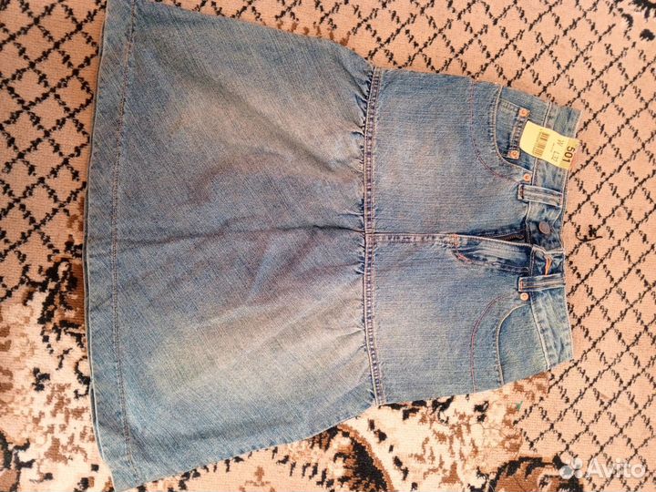 Levis 501. S. strauss , юбка новая