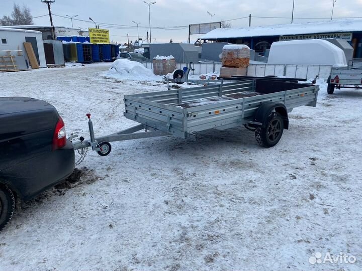 Прицеп легковой с оцинкованными бортами. Качество