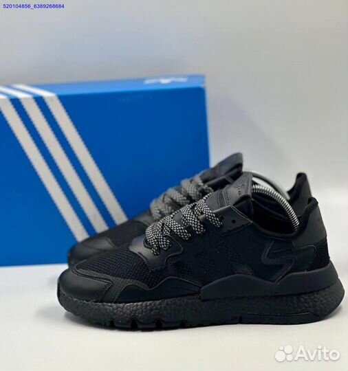 Кроссовки Adidas Nite Jogger Black (Арт.49147)