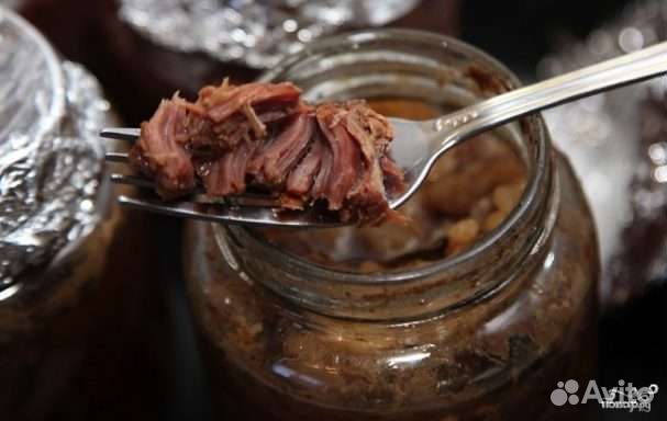 Тушёнка их конины домашняя халяль