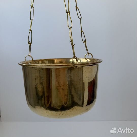 Кашпо для цветов подвесное винтаж