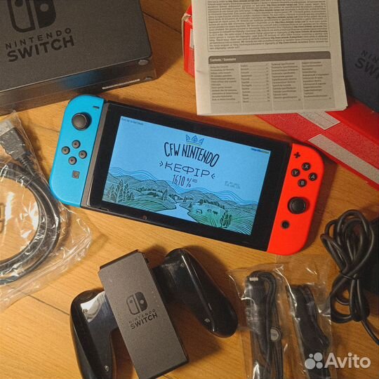 Прошитая чипом Nintendo Switch Rev. 2 160 гб