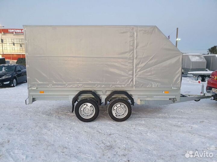 Прицеп двухосный под снегоход