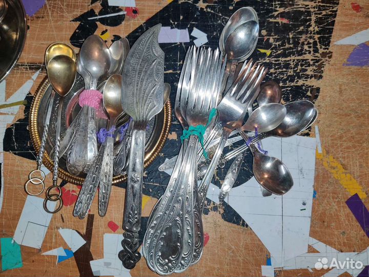 Мельхиор, серебро, посуда