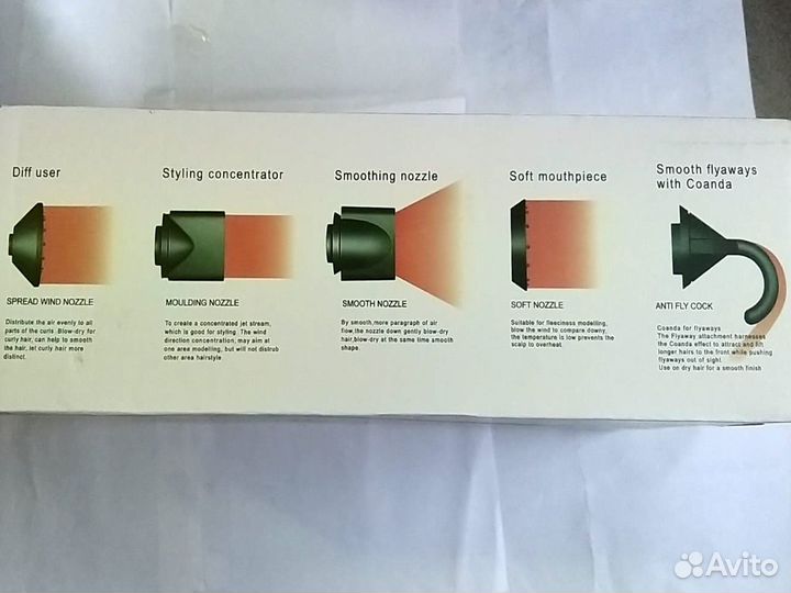 Профессиональный фен для укладки и сушки волос